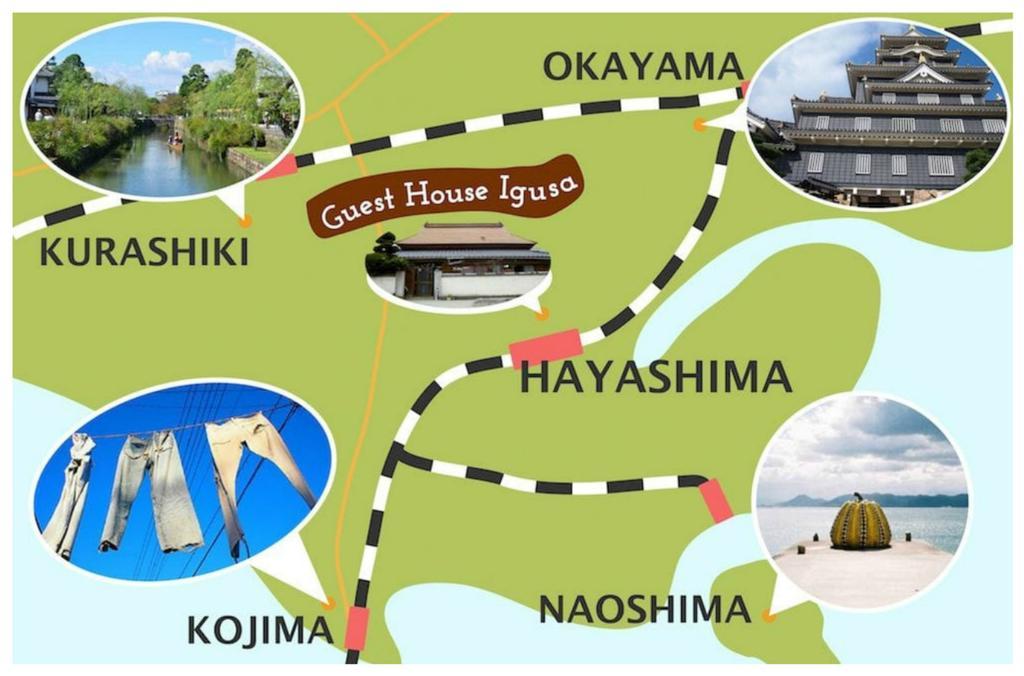 Okayama Hostel Igusa Hayashima Bagian luar foto